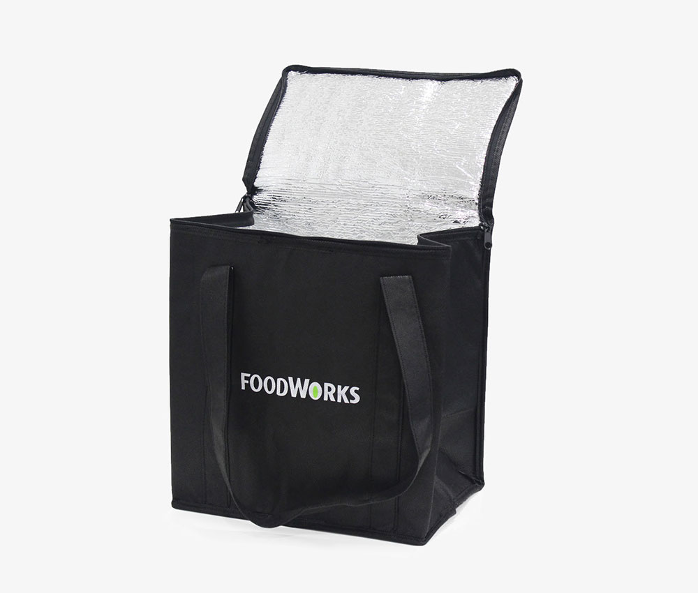 Black Non Woven NWPP Cooler Bag Box