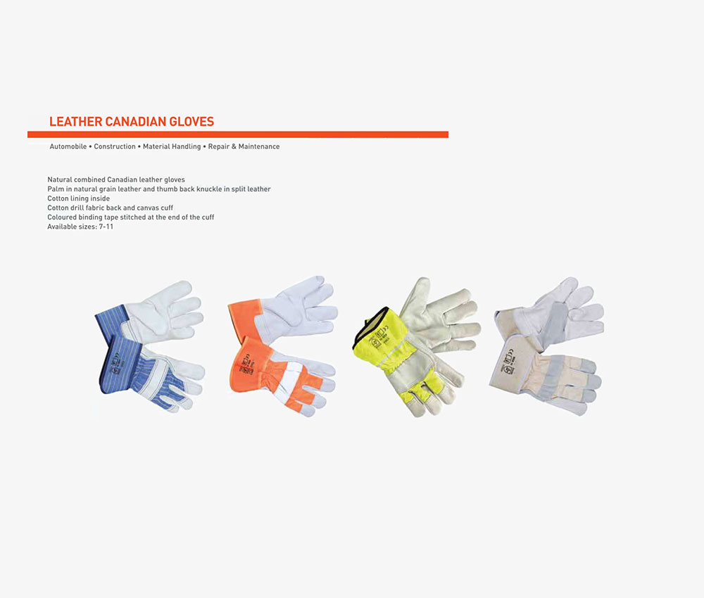 Leather Canadian Gloves Workwear Supplier