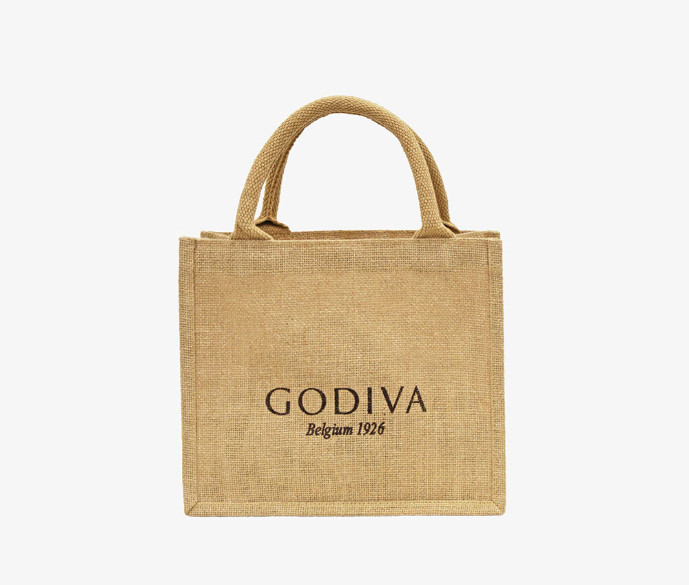 Lurex Jute Bag Gift Bag Gold Thread