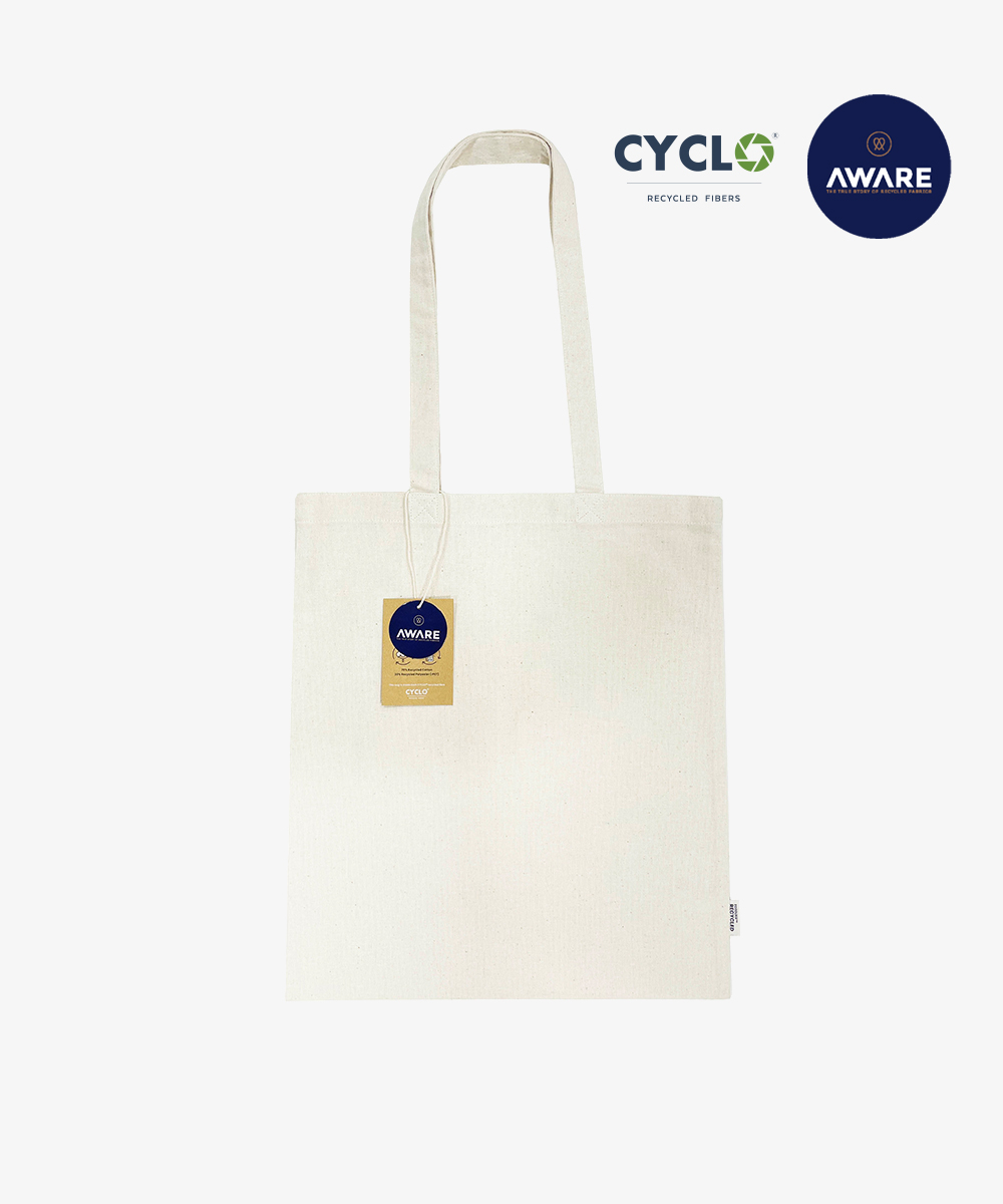 Recycled Tote Bag with AWARE™ Tracer Technology